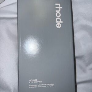 gray rhode lip case for iphone 13 pro max